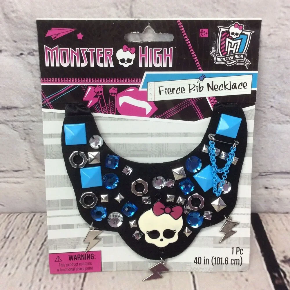 Monster High Fierce Bib Necklace Halloween Costume Accessory Dress Up Cosplay